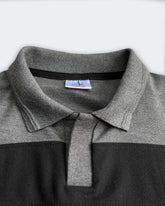 Calven Kleen Men’s Branded Cotton PQ Shirt in Charcoal Grey